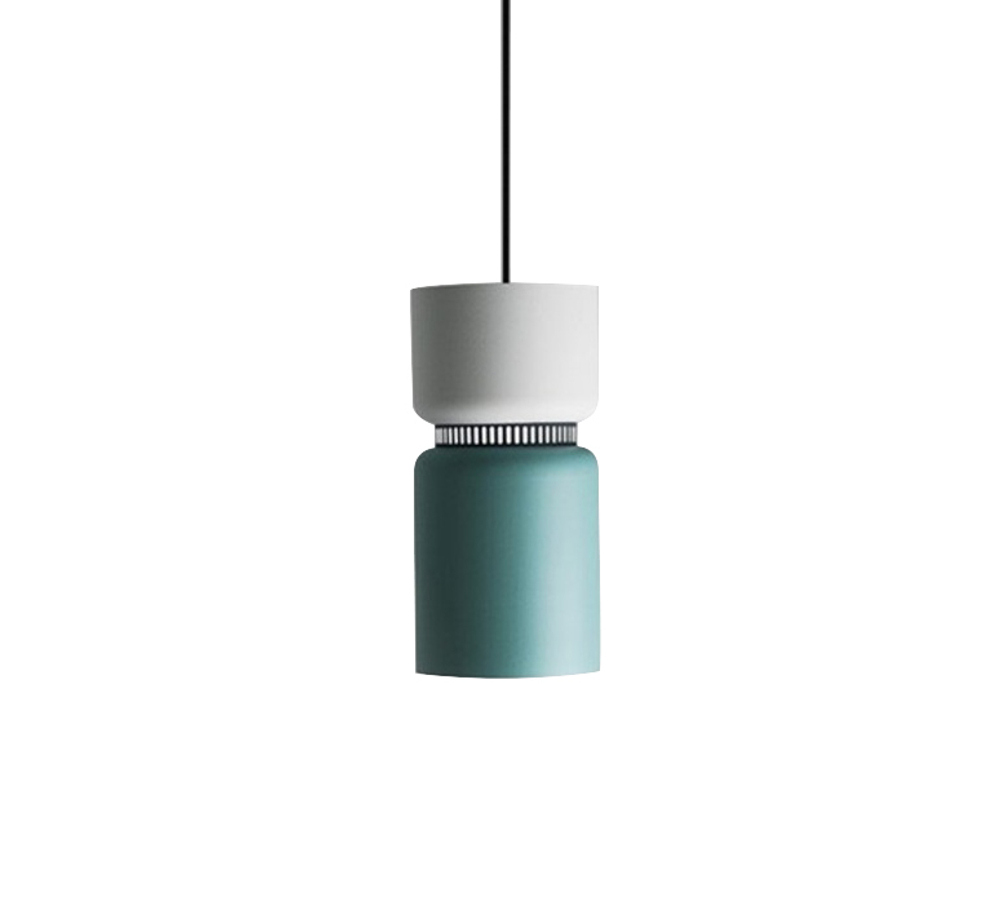 Pendant design lamp  ASPEN S17 by B.Lux D17 (White+Green)