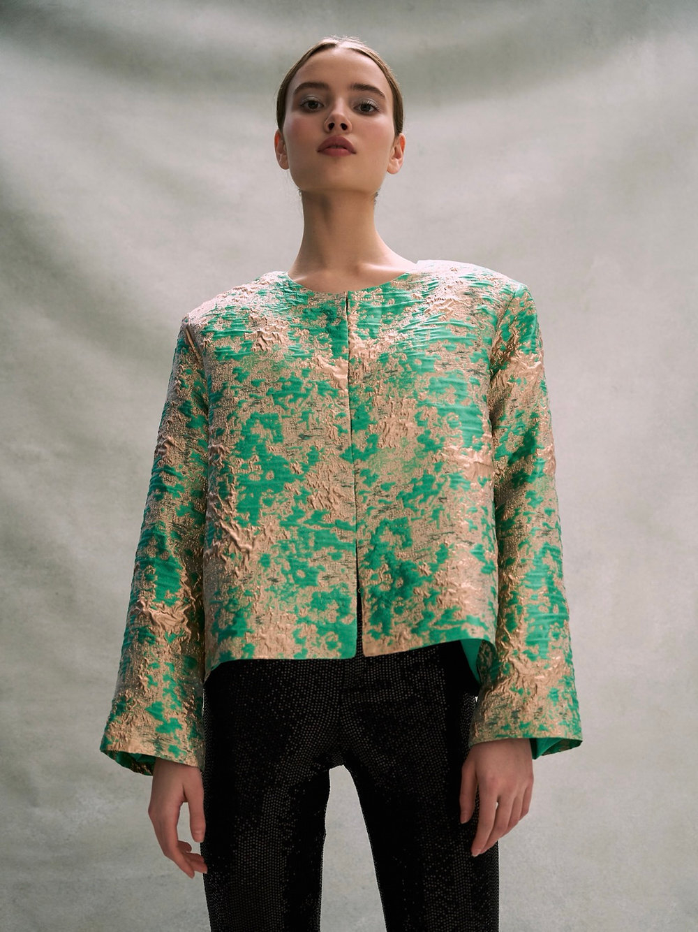 Oriental green jacket - Abituworld