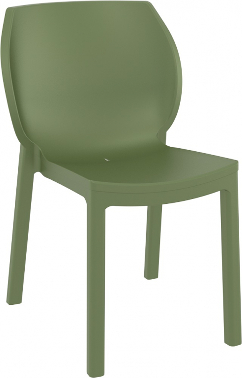 Стул пластиковый Siesta Contract Nora, оливковый