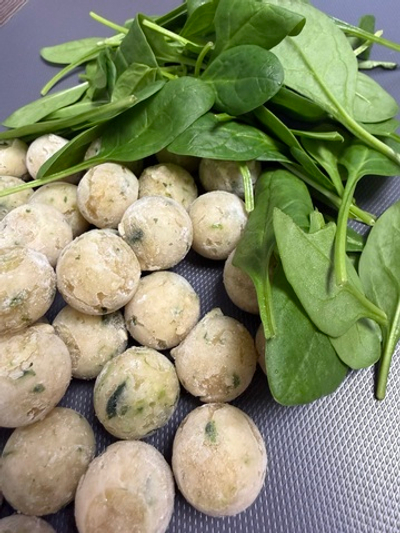 Мини тефтельки куриные со шпинатом, 0.5 кг