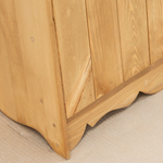 Шкаф навесной Прованс 2 ящика для кухни и ванной из массива сосны, бежевый