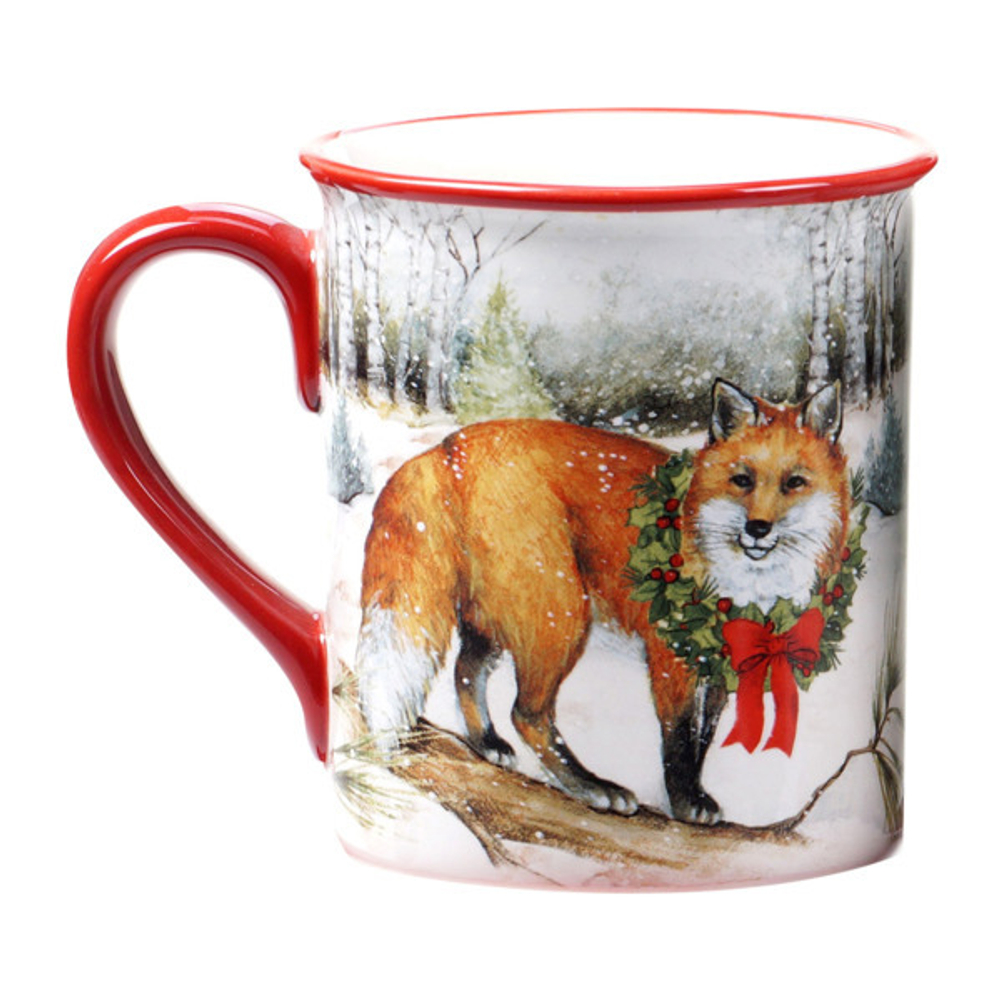 Кружка 470мл Certified Int. Зимний лес Лиса