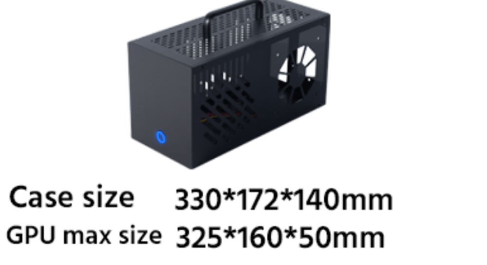 Внешний корпус для видеокарты Wikingoo T330, EGPU, корпус.