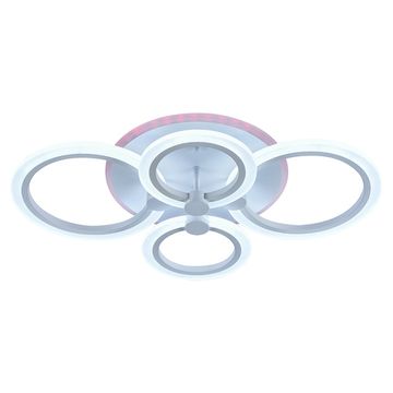 Потолочный светодиодный светильник 8076/4 WHT 72W+7W RGB белый Profit Light