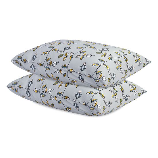 Набор наволочек "Ягоды тайги" из премиального сатина из коллекции russian north, 50х70 см