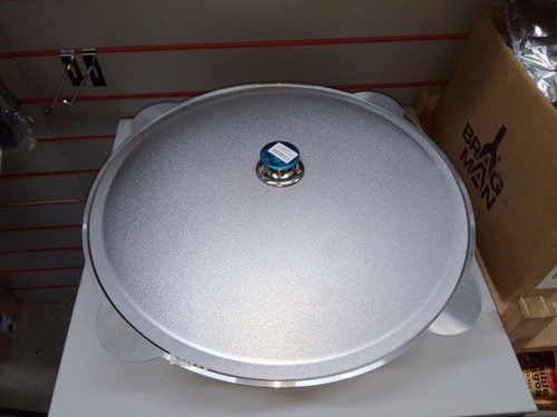 Казан Kukmara алюминиевый 15 литров с крышкой и плоским дном