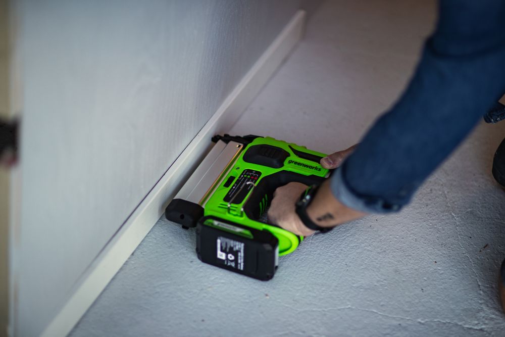 Нейлер аккумуляторный Greenworks, GD24BN, 3400707,24v, без АКБ и ЗУ