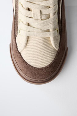 ZARA ВЫСОКИЕ КЕДЫ TOY STORY © DISNEY PIXAR, ЭКРЮ