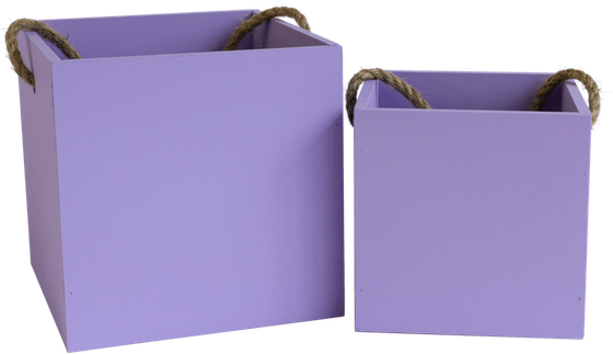Ящик для декора набор 2 в 1 (лаванда)