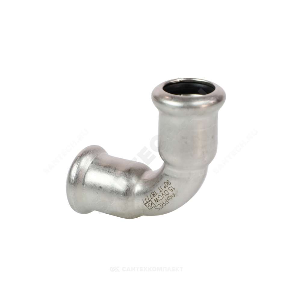 Отвод сталь нерж AISI 316L 90гр Дн 54 Ру16 пресс Inoxpres RM 181054900