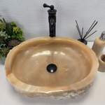 Раковина из оникса Erozy Yellow EO-62231 53*40*15 0095