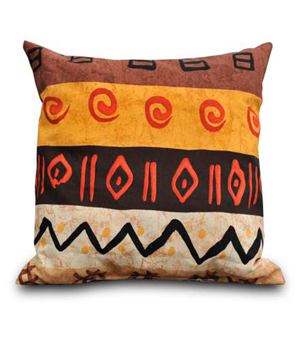 Подушка диванная квадратная Африка