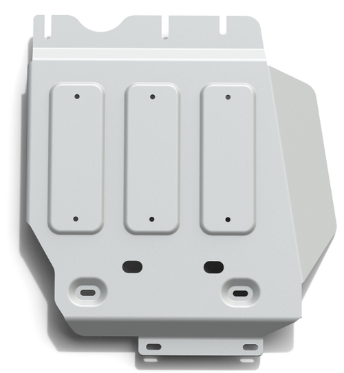 Защита РК Rival (часть 1) для Jeep Wrangler JK 2/4-дв. (V - 3.6; 3.8) АКПП 2007-2018 (устанавл-ся совместно с 2333.2719.1.6), штампованная, алюминий 6 мм, без крепежа, 23.2720.1.6