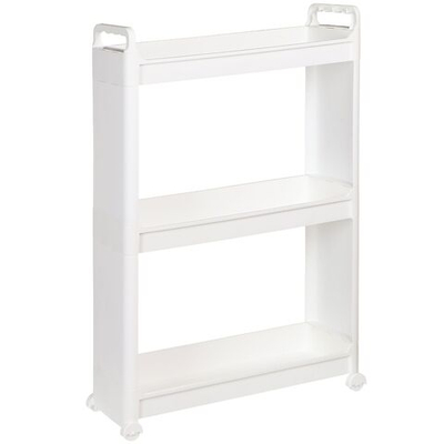 Полка универс, пластик, 3 секц, 53х17х81 см, на колесах, SPE34381-4