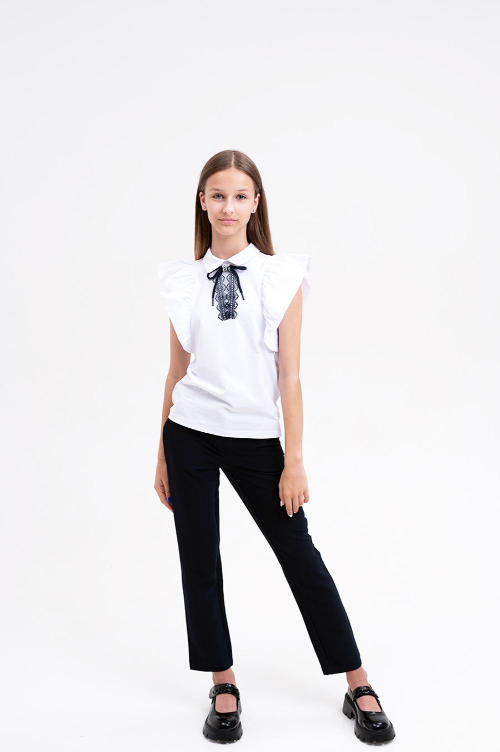 Блуза к/р трикотаж. д/д DELORAS Z63479S