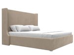 Кровать интерьерная Ларго 180, Бежевый, Велюр, 120723