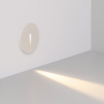 Светильник для ступеней 3W 3000K 050874 белый LT-TIE-R120-3W Warm3000 (WH, 25x45 deg, 230V) Arlight