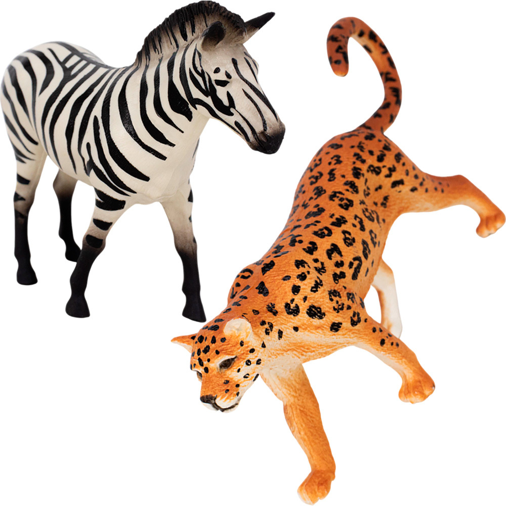 Набор животных Levatoys MK2207-13 Сафари в пак.