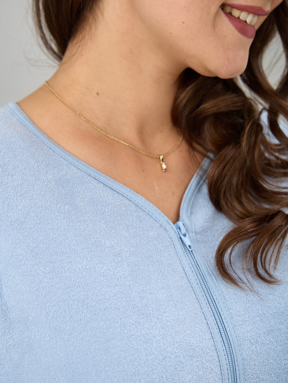 Халат Хмн-062/голубой