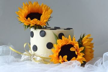 Торт с подсолнухами №1038
