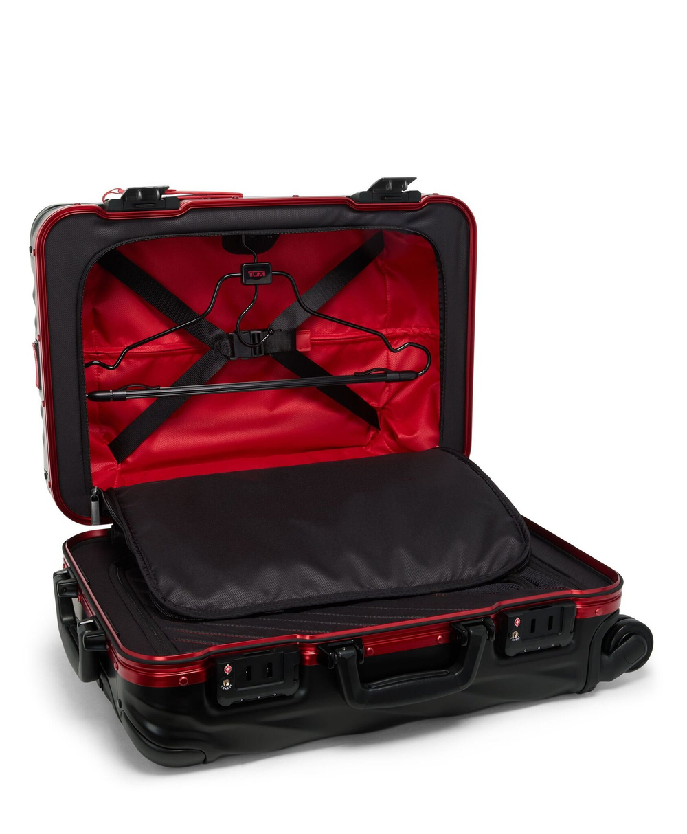 Чемодан Aluminum ручная кладь Tumi/Black-Red