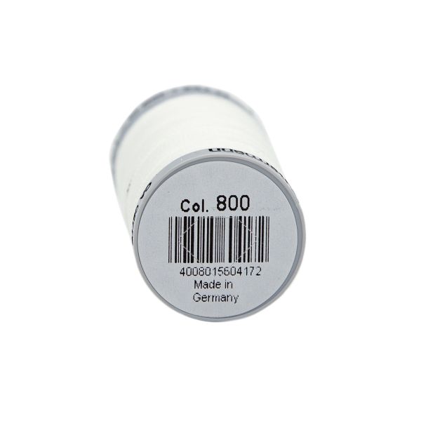 Нитки суперкрепкие Gutermann Extra Strong M782 №40 (100 метров), 5 кат. | _800 белый (Arta 001)
