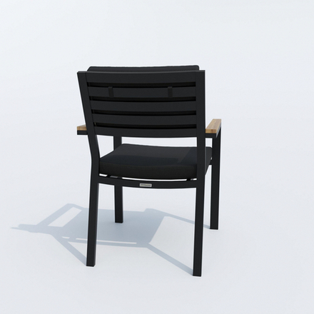 Стул Ideal Patio БОНТА черный - каркас карбон