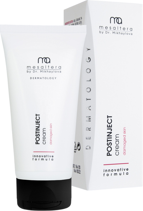 Mesaltera by Dr. Mikhaylova POSTINJECT CREAM - Крем Постинжект от Мезалтера - Крем с пептидами для реабилитации кожи после инъекционных процедур, 50 мл