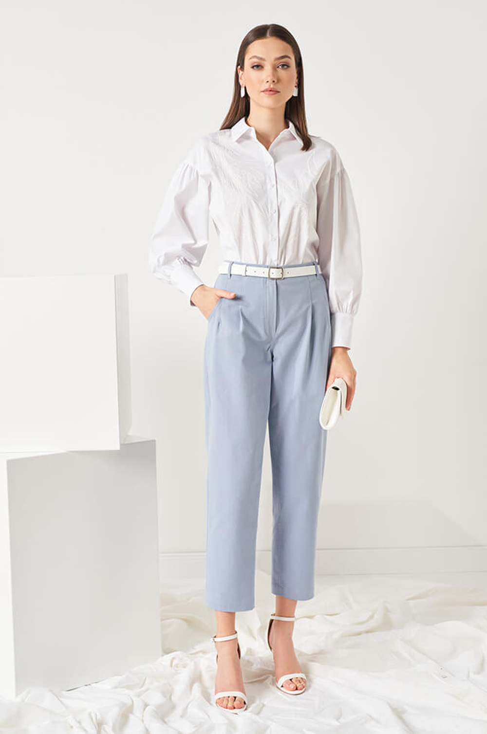 22824 Блузка женская (белый)