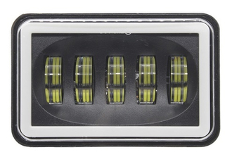 Прожектор LED-СТГ -прямоуг 50W (168x120x78) 5Lens+ДХО (Д-25W,Б-25W) 9-36v шт 5IN-50W-WW-RING-HL