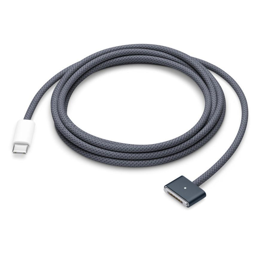 Кабель с оплёткой Apple USB-C — MagSafe 3 (2 м), Тёмная ночь