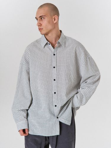 Белая рубашка VOTUS в клетку