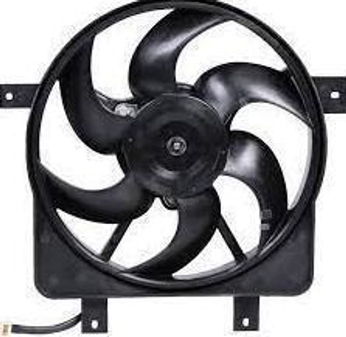 Мотор вентилятора на радиатор ВАЗ 2170 Приора в сборе с диффузором