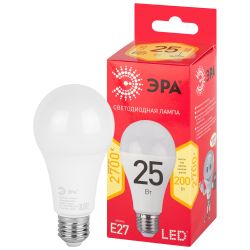 Лампочка светодиодная ЭРА RED LINE LED A65-25W-827-E27 R Е27 / E27 25 Вт груша теплый белый свет