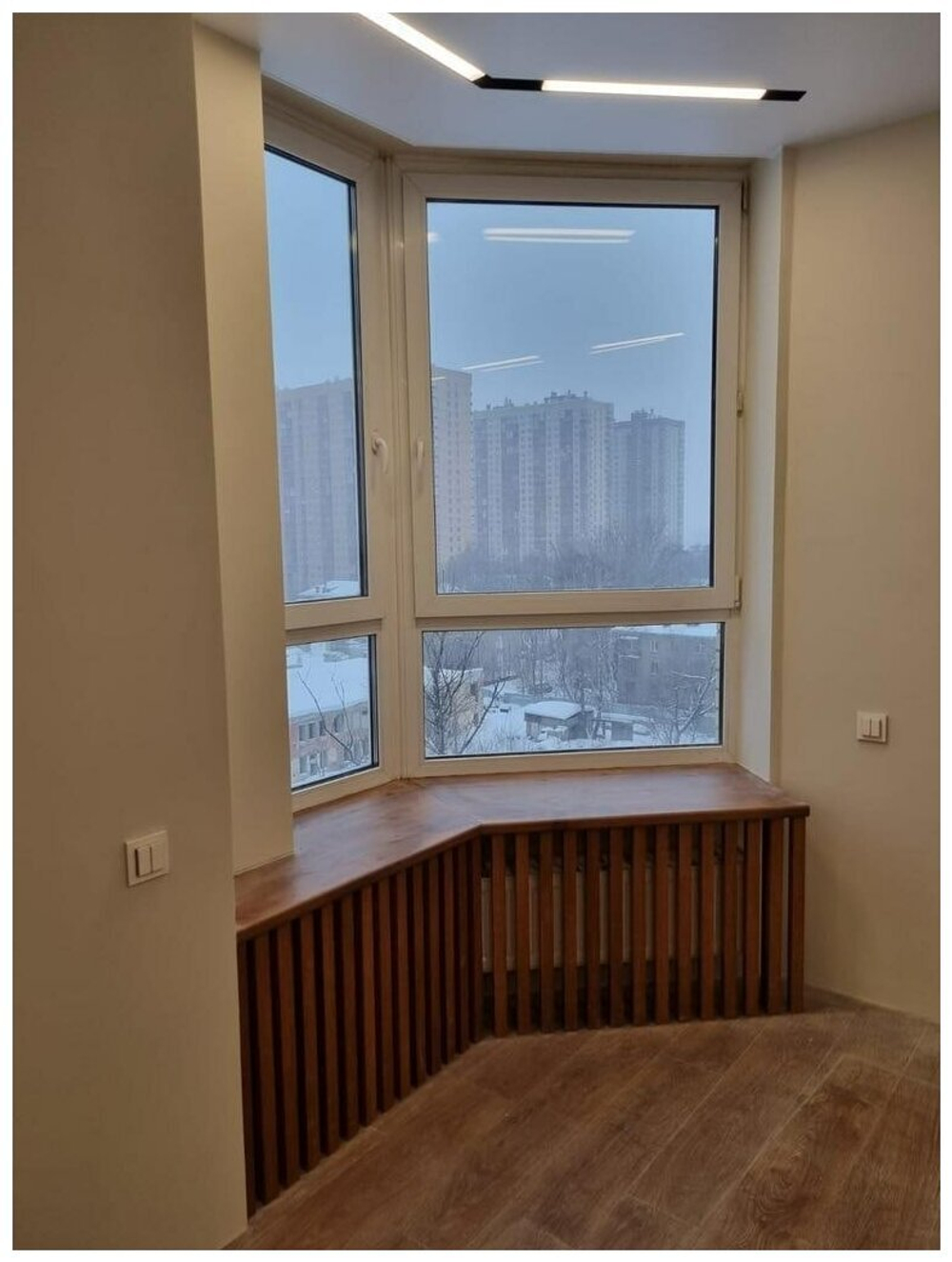 Подоконник МДФ в шпоне Дуба