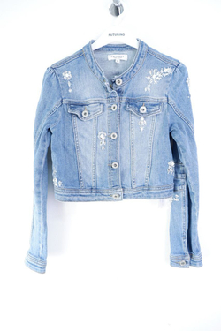 Джинсовка Twin-set со стразами на 12 лет