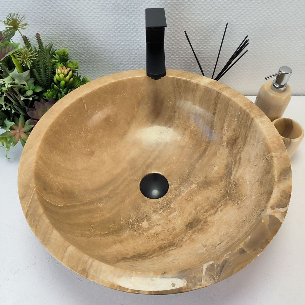 Раковина из оникса Bowl Sunset Big BO-60159 50*50*16