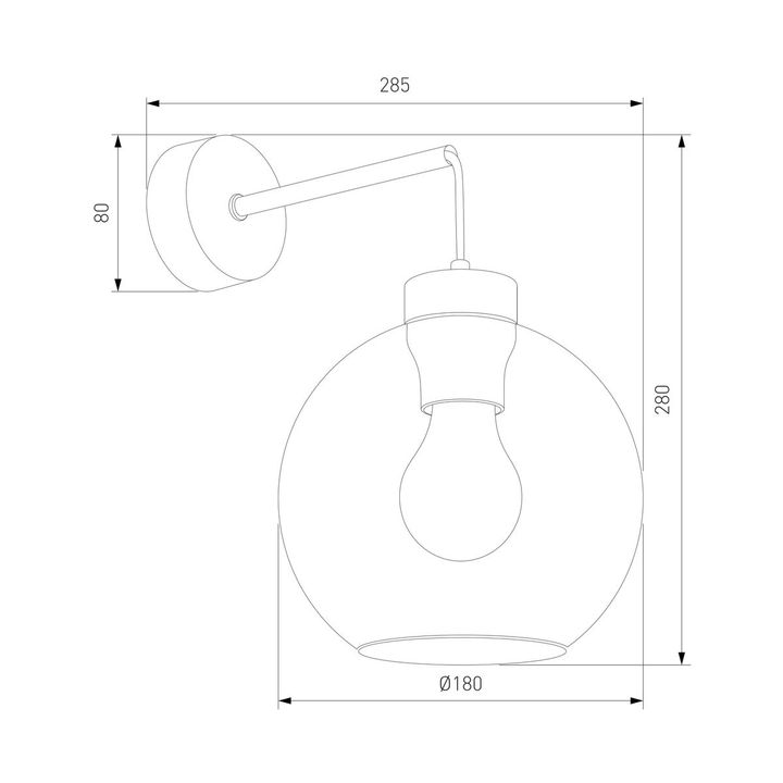 Бра TK Lighting 10243 Cubus
