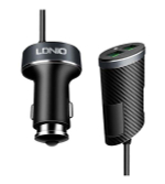 АЗУ 4USB 5.1A C502 LDNIO black