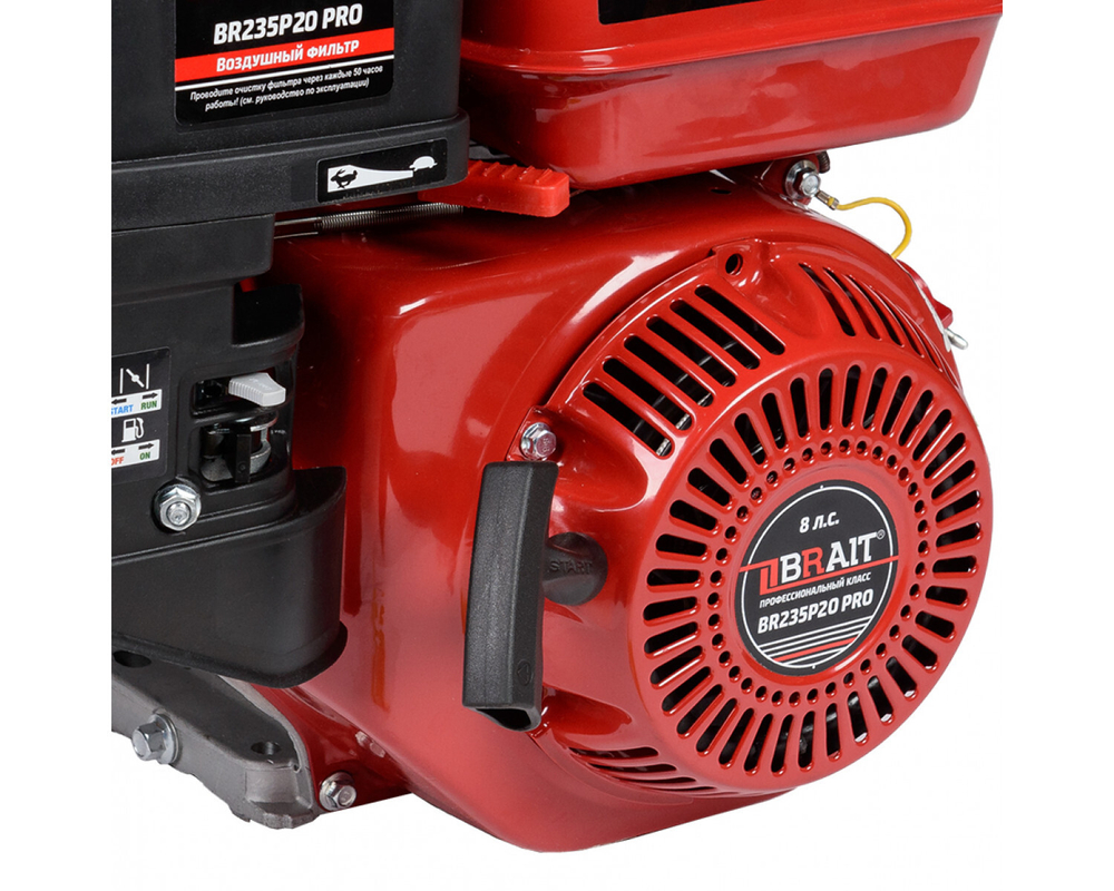 Двигатель бензиновый BRAIT BR235SP20 PRO SHINERAY 8лс  03.01.029.026
