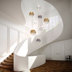 Подвесной светодиодный светильник 50232/1 LED хром/янтарный