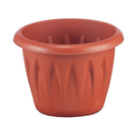 Кашпо АЛИЦИЯ без поддона D200мм 2,6л, терракотовый