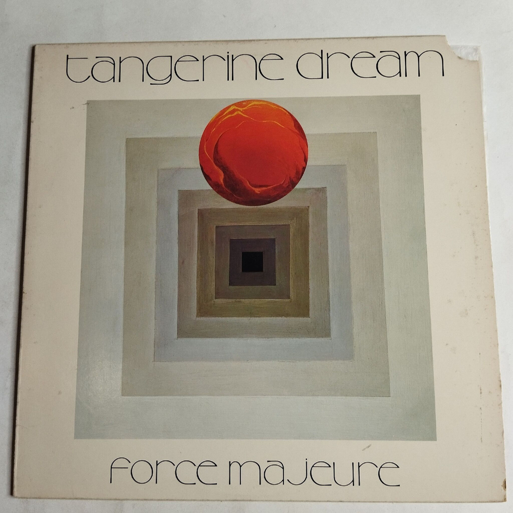 Винтажная виниловая пластинка LP Tangerine Dream Force Majeure (USA 1981)