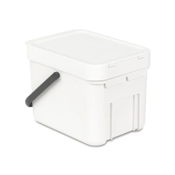 Brabantia Контейнер для сортировки мусора Sort & Go 6л, белый
