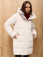 Куртка зимняя удлиненная с капюшоном