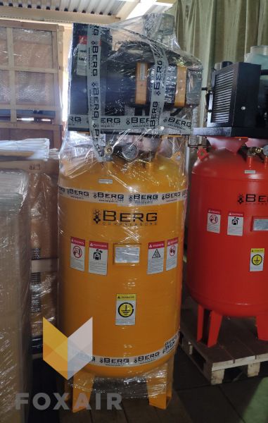 На нашем складе появилась новинка от компании BERG COMPRESSORS - компактные винтовые компрессоры с вертикальным ресивером