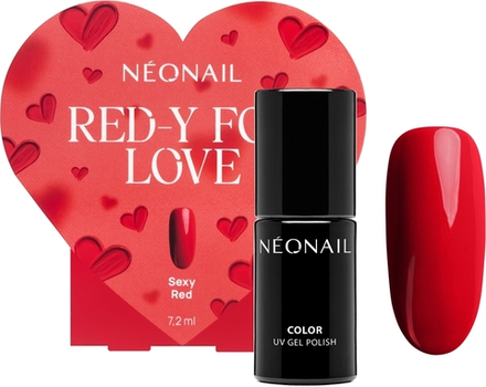 NEONAIL Special Set Red-y for Love - Гибридный лак для ногтей (лимитированная серия), 7,2 ml