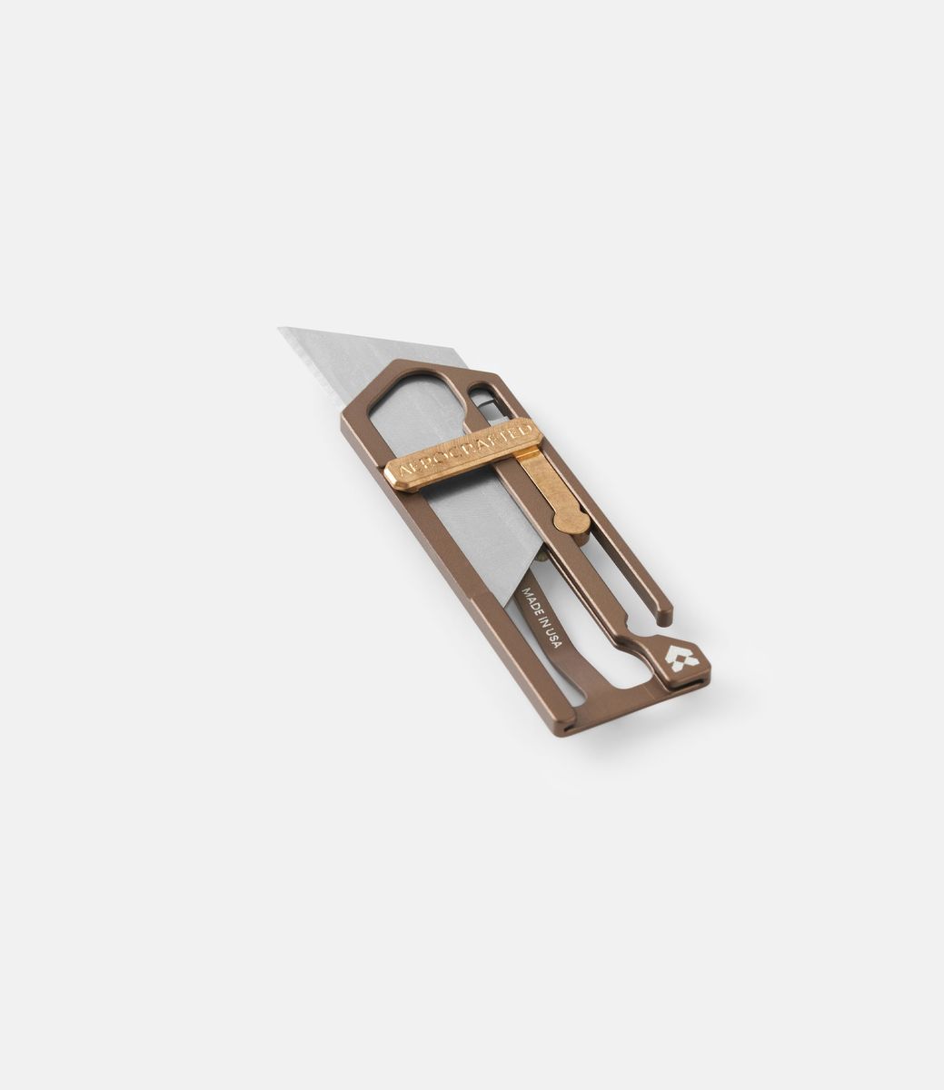 Aerocrafted Sideslip Burnished Aluminum — миниатюрный нож из алюминия