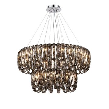 NW087-ф1000+600*H450(1200)SM CHROME (1) Люстра NW