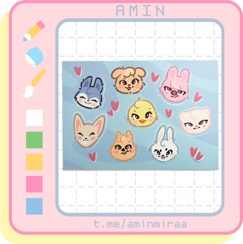 Плюшка / Стикер #41 / STRAY KIDS